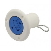 WATER Keyless 38mm / 1.5inch Plastic Deck Filler White.